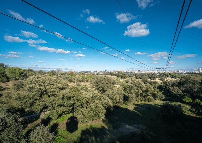 Cable car in Madrid.