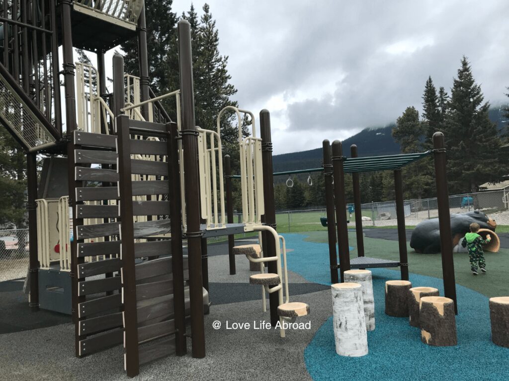 Kids playground at Lake Louise 