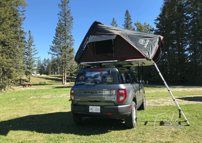 Experience the freedom of My Hideaway Rooftop Tent setup in the wilderness. Tucked away from the hustle and bustle, like this rooftop tent provides a secluded retreat where you can disconnect from the everyday and reconnect with nature.