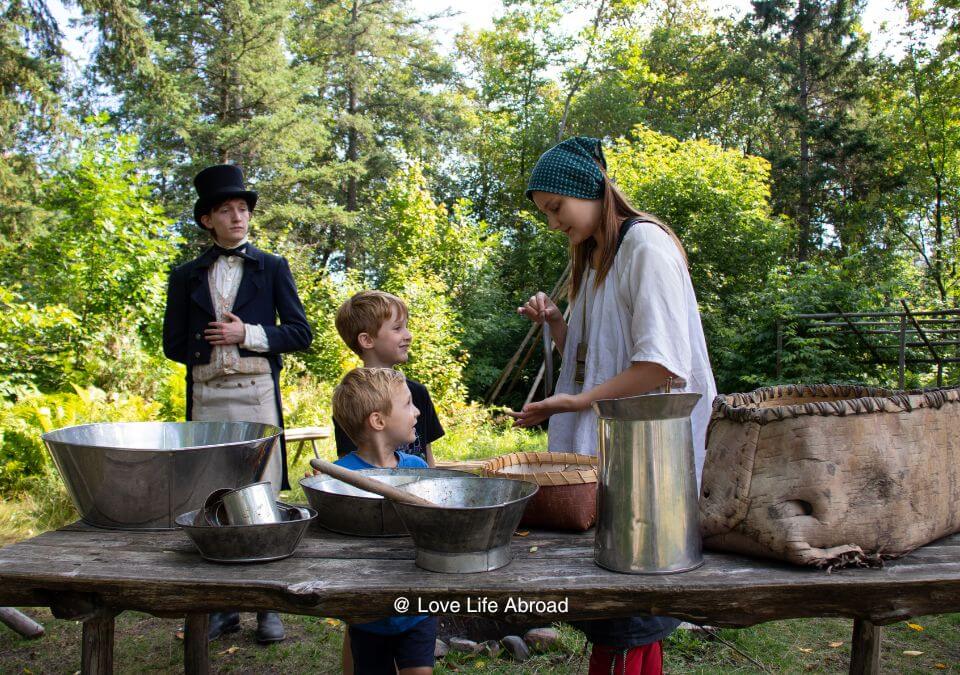 Discovering the native American camp at Fort Williams Historic Park