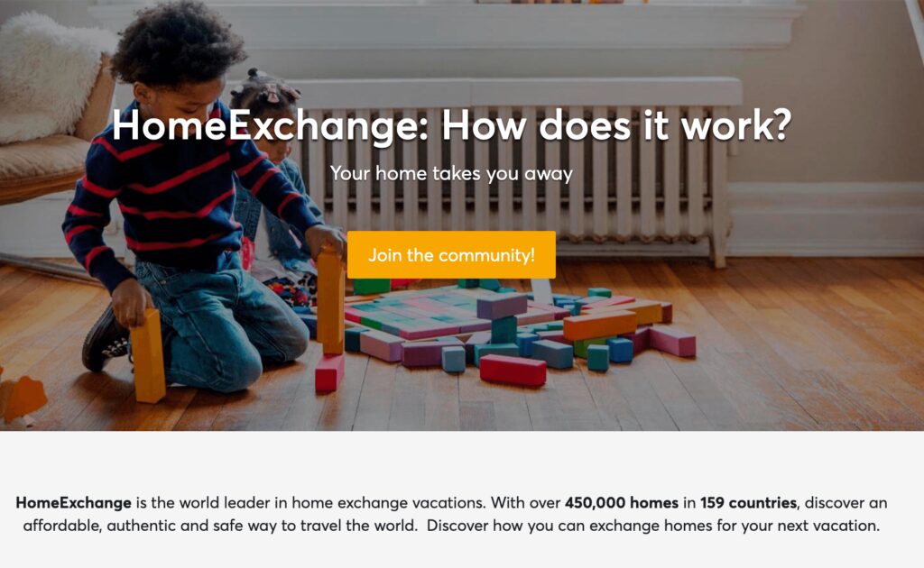 how to register to home exchange