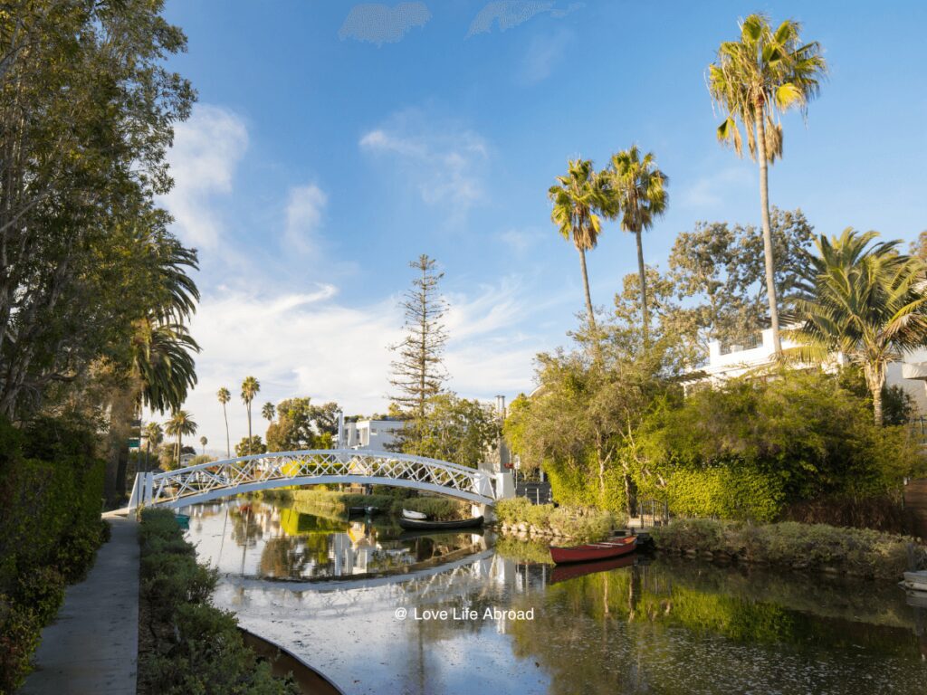 Venice Canals Trail near Los Angeles