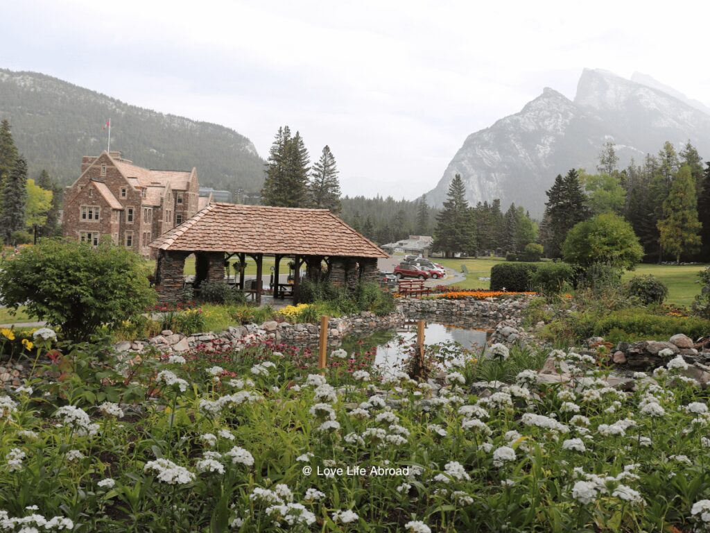 dont miss the cascade of time garden in downtown banff