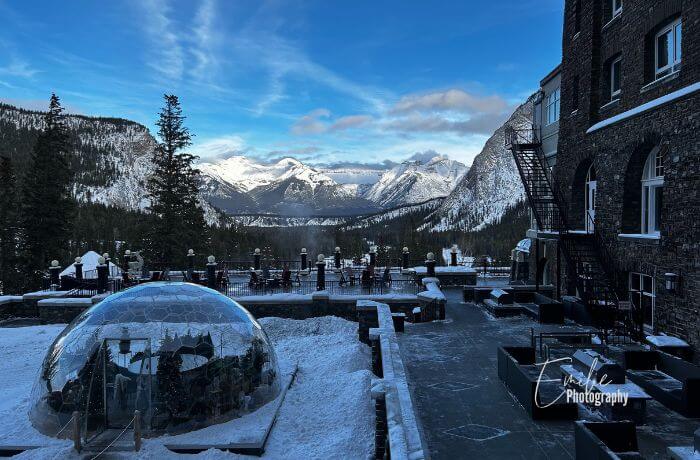 View from Fairmont Banff Spring Hotel
