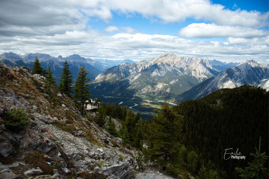 Another beautiful view at the top of Sulphur Mountain