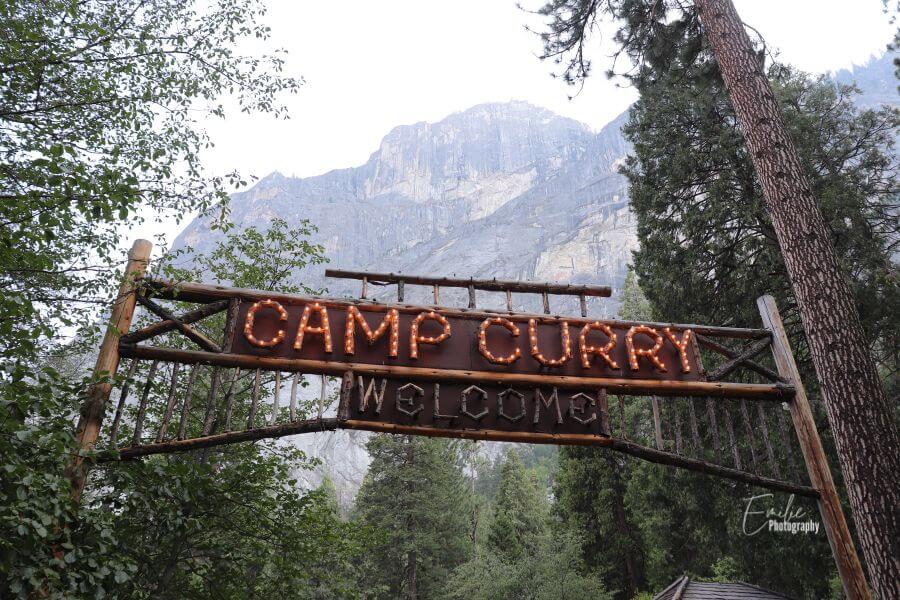 Camp Curry at Curry Village in Yosemite