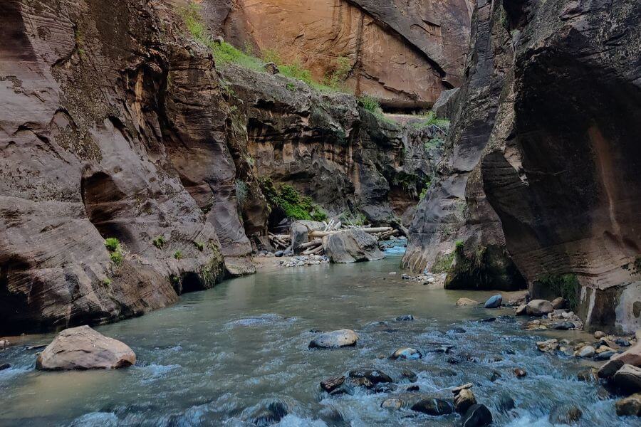 Zion National Park The Narrows hiking trail