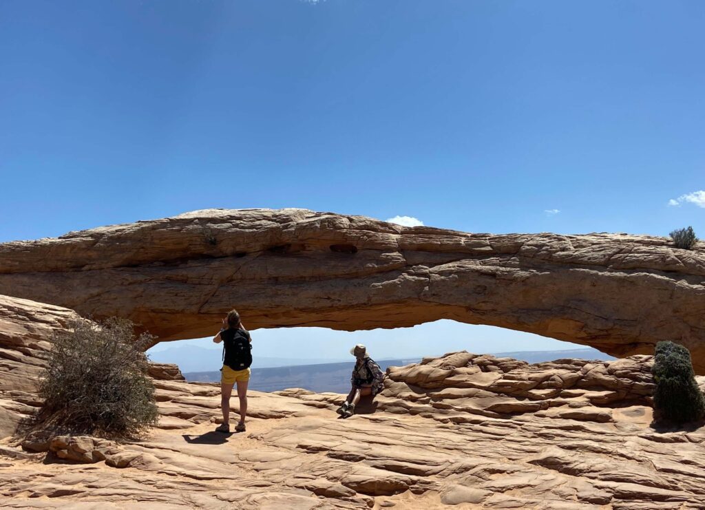 One of the arches at Canyonlands