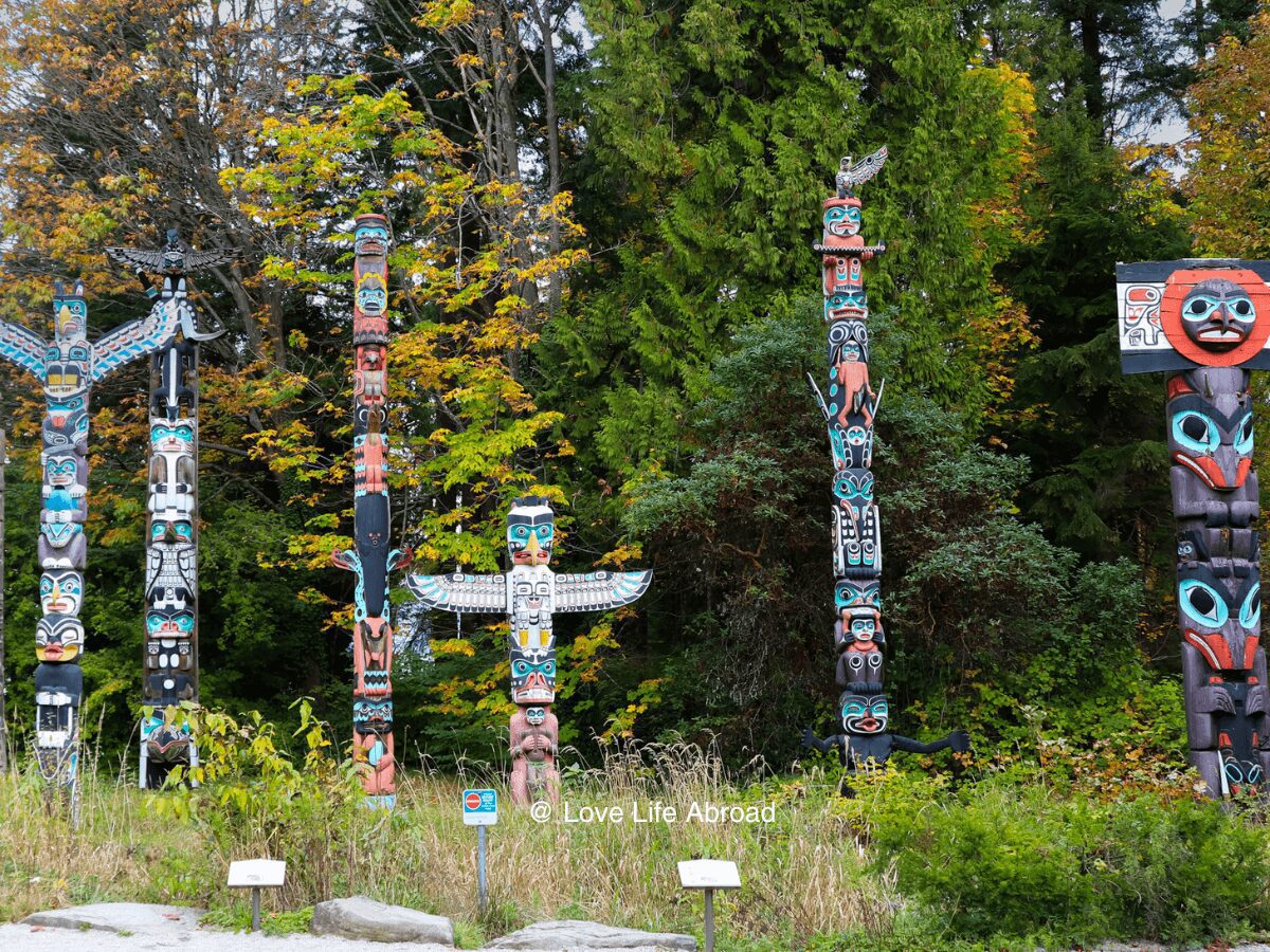 Totem at Stanley Park in Vancouver