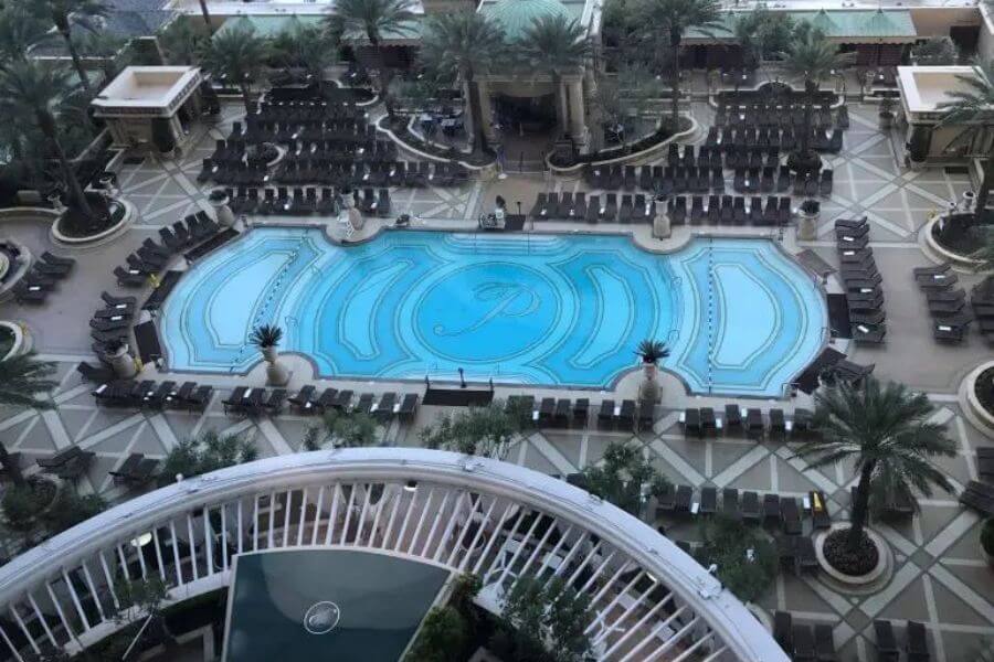 The pool at The Venetian Resort in Las Vegas