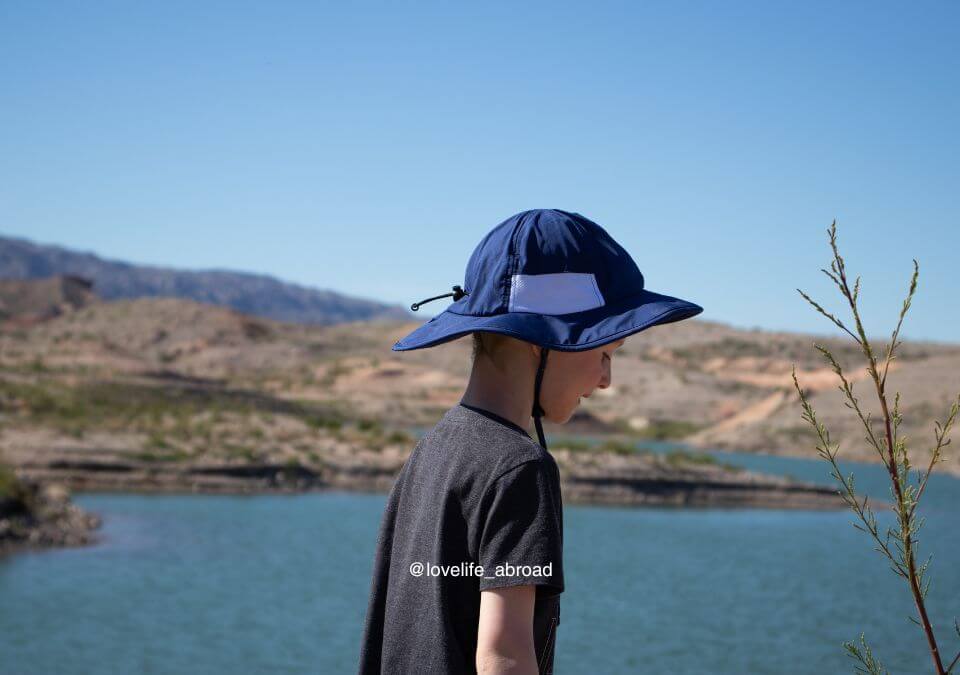 SwimZip Sun Hat with long brim for optimal protection