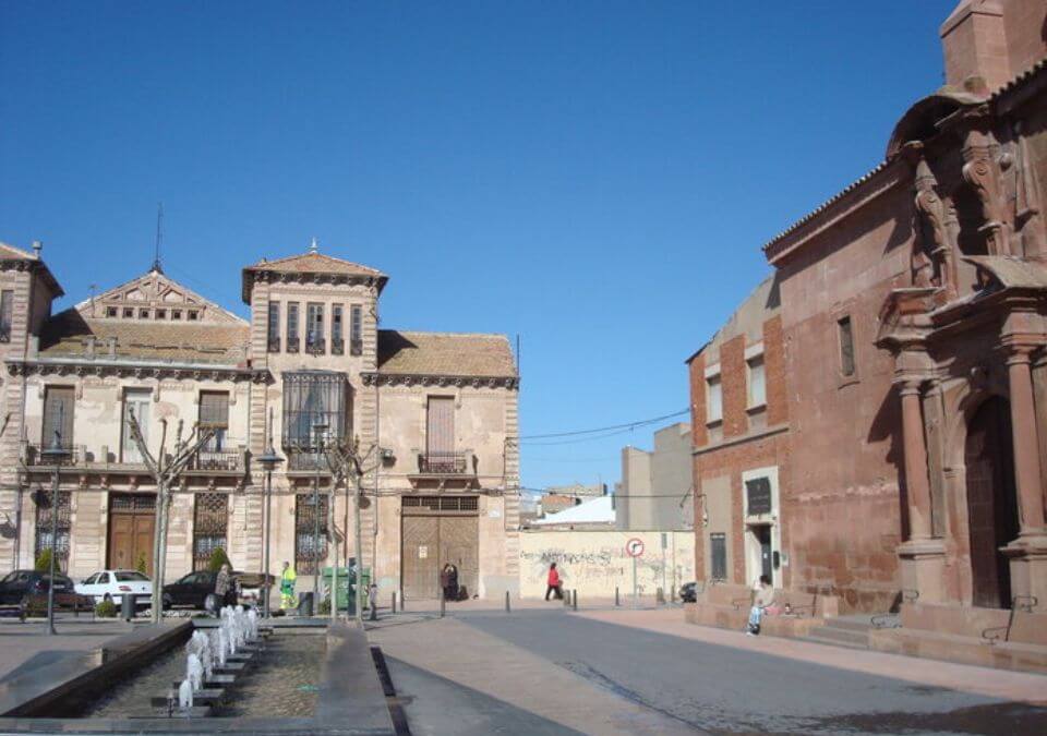 Exploring downtown of Alcazar de San Juan known as a traditional village in La Mancha.