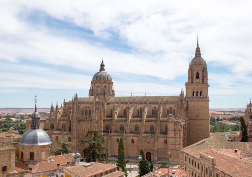  The sandstone architecture in Salamanca.