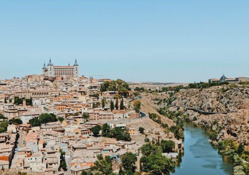 The beautiful Toledo during our daytrip to Toledo from Madrid with kids.