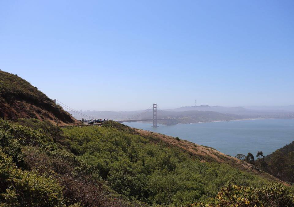 The stunning view of San Francisco during our day trips from San Francisco.