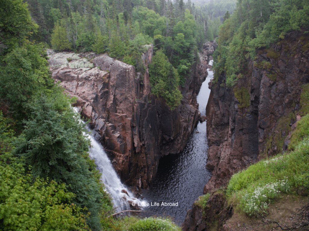 Aguasabon Falls near Terrace Bay in Northern Ontario