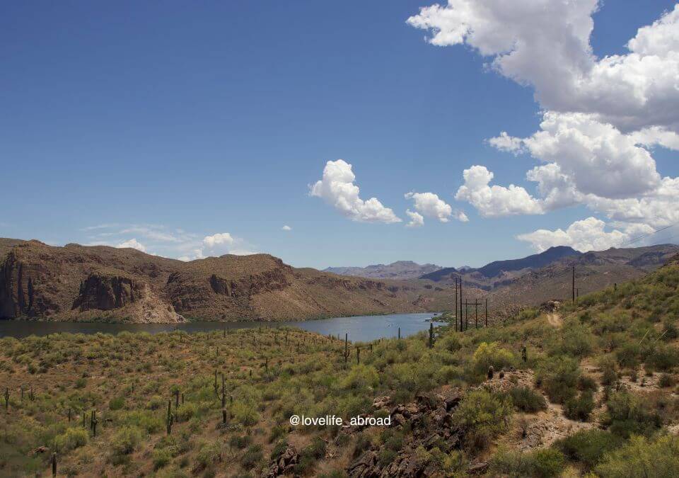 Canyon Lake on the Apache Trail near Mesa AZ