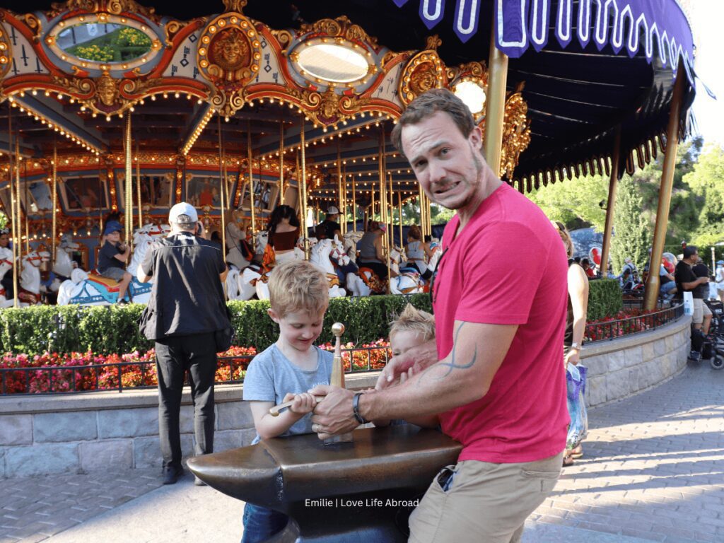 King Arthur Carousel at Disneyland