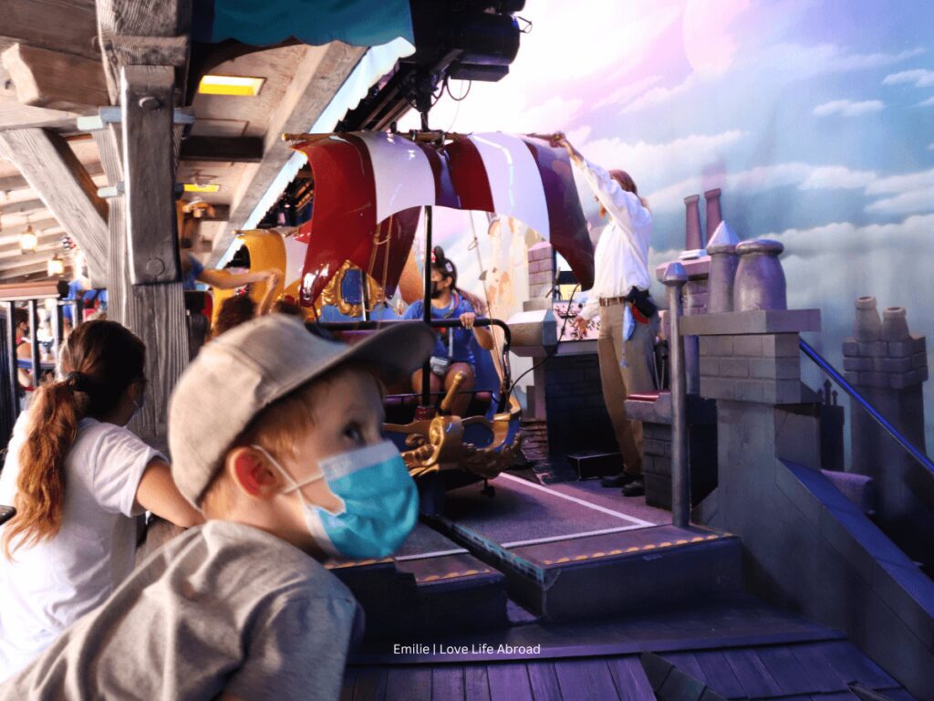 Peter Pans Flight at Disneyland 