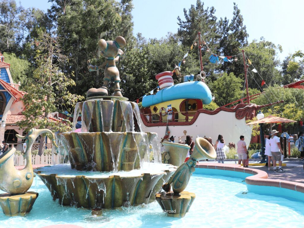 Ronald Ducks house at Disneyland