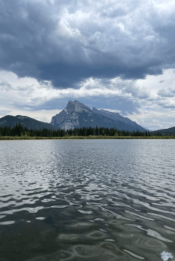 View of Mount Rundle from Vermilion Lakes, Banff