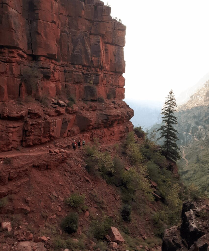 North Kaibab Trail in Grand Canyon 