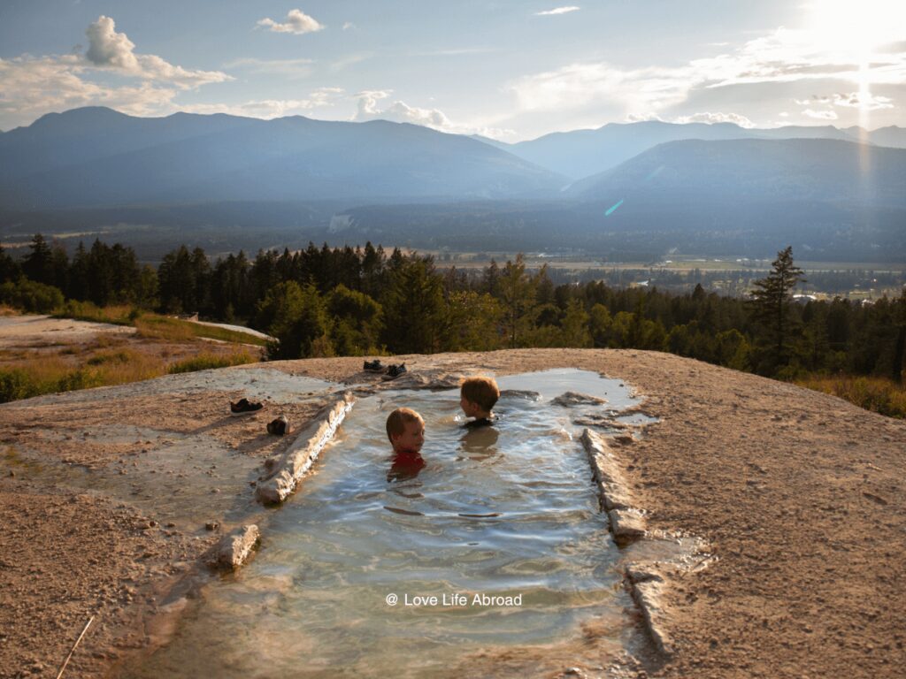 The historic baths at Fairmont Hot Springs 