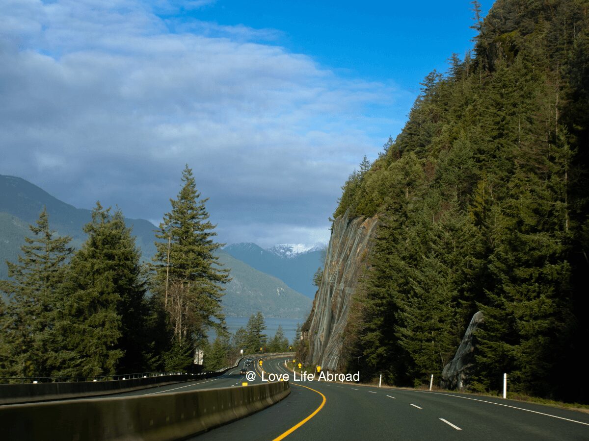 Sea-to-Sky highway, from Vancouver to Whistler