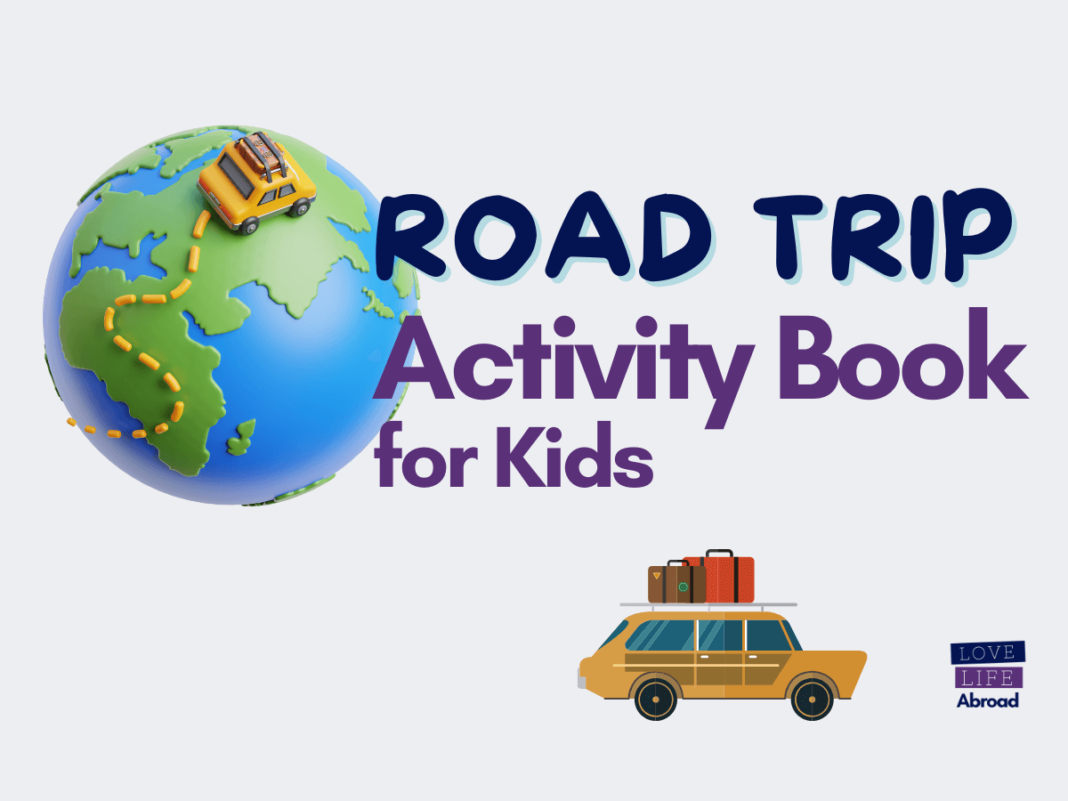 Road Trip Activity Book - printable HEADER