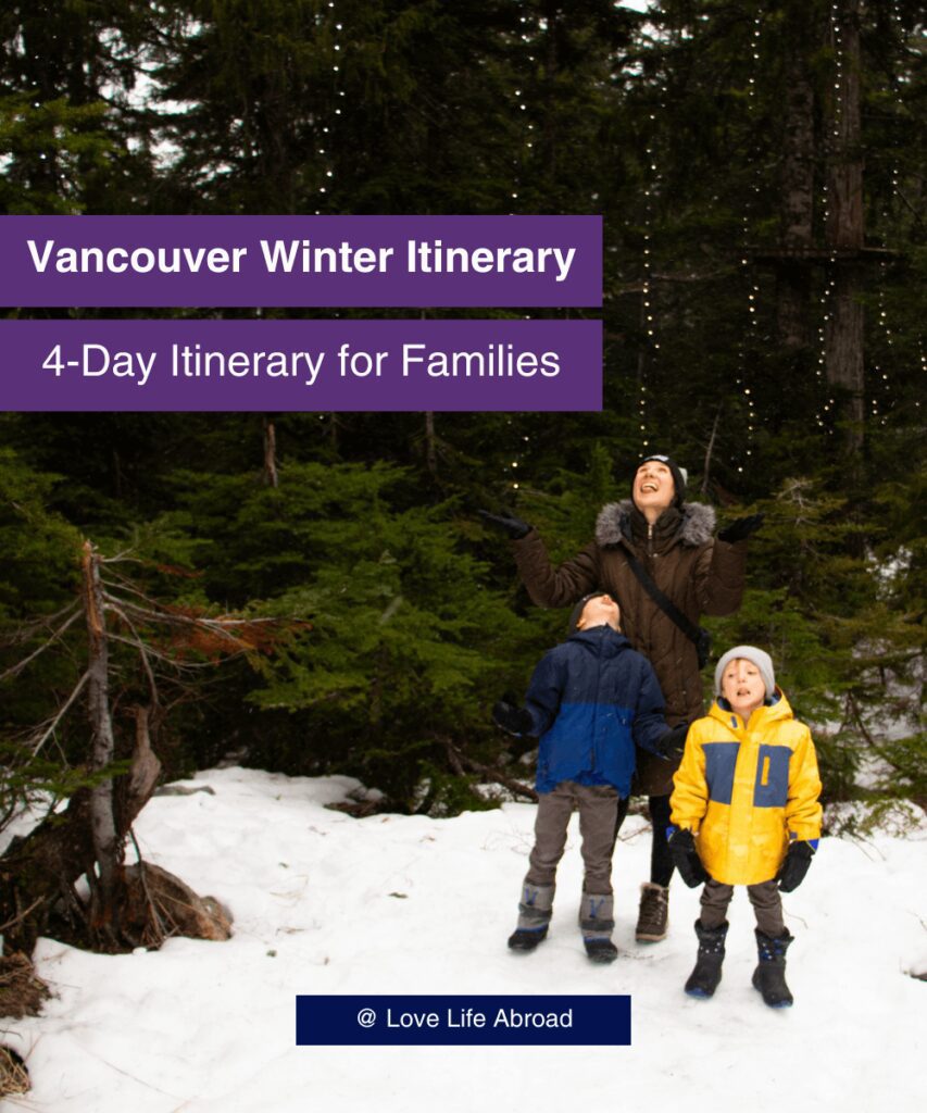 Vancouver Winter Itinerary COVER