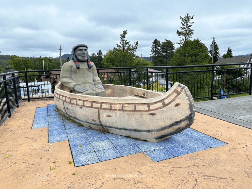 One of the display at the Paddle to the Sea playground