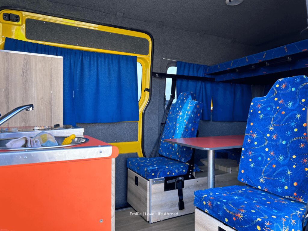 the passenger seats setup in the Happy Campers not suitable for little kids