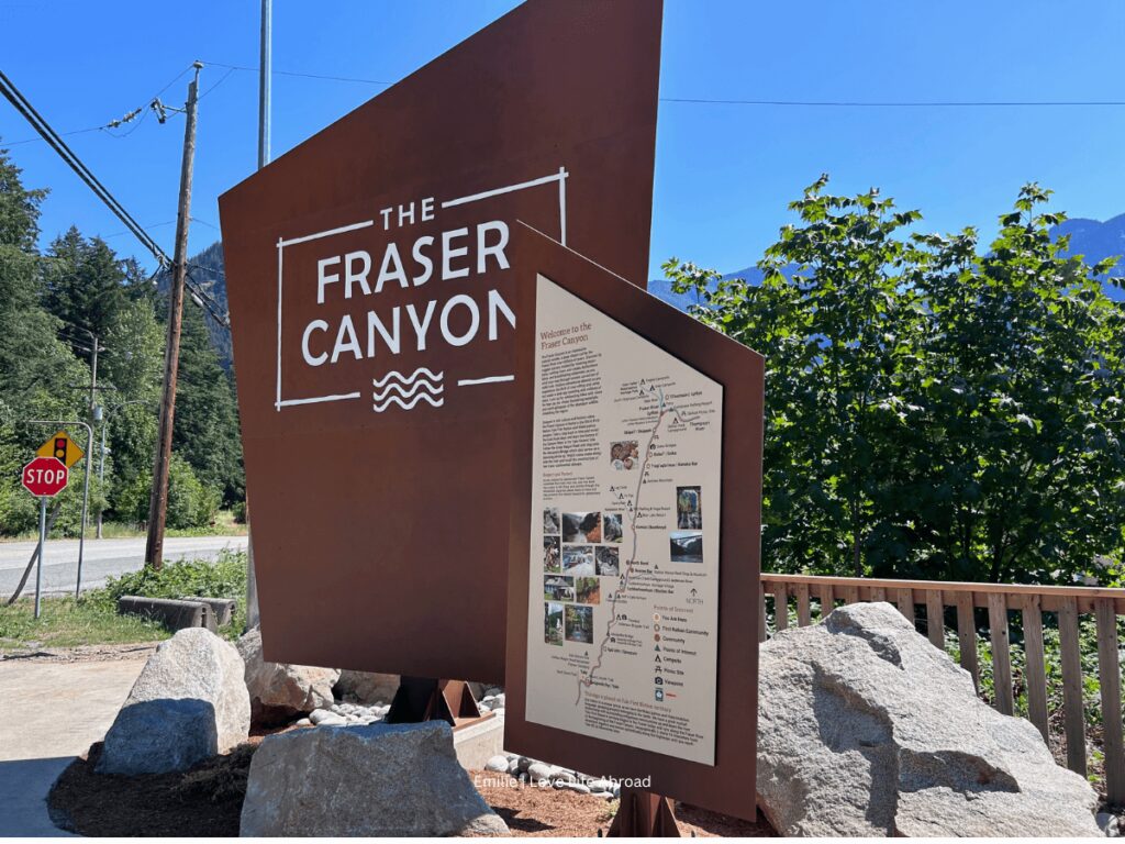 The Fraser Canyon Highway is a scenic drive along the Fraser River