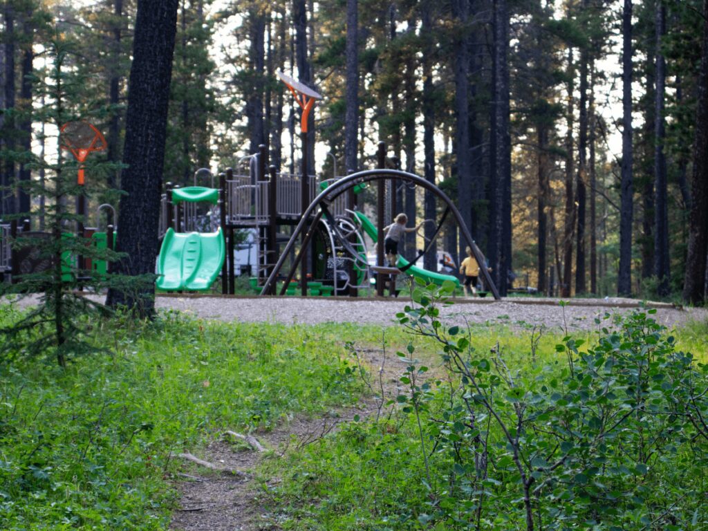 The Warlodge Campground in Cypress Hills Interprovincial Park