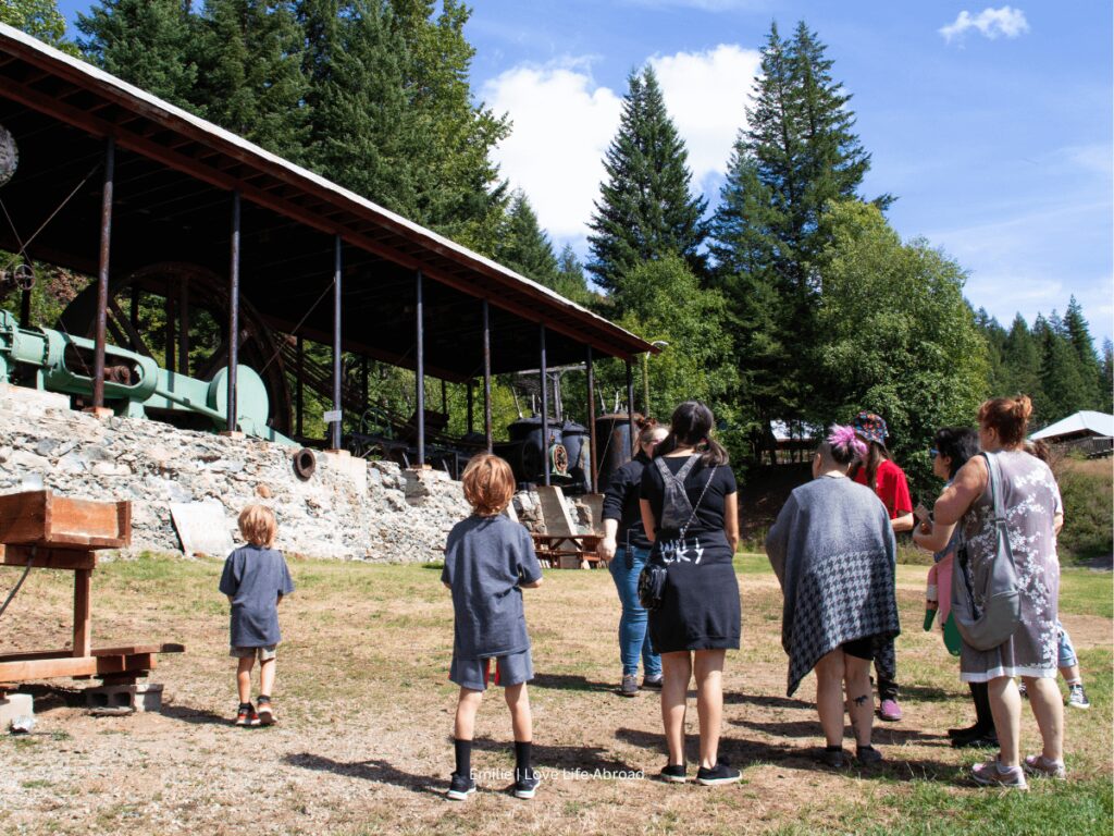 Guided tour at the Rossland Museum