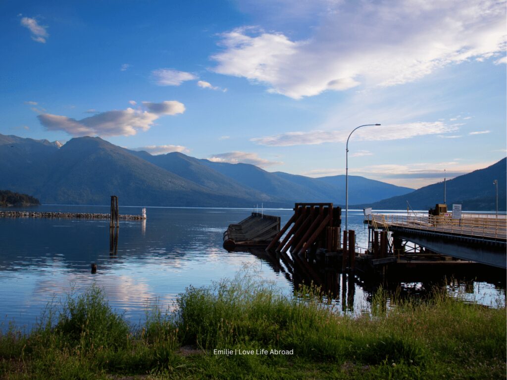 Kootenay Lake Ferry in Crawford Bay