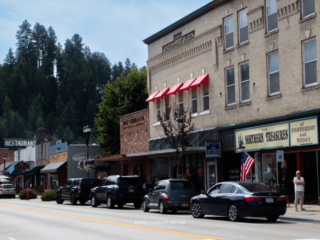 Wandering around downtown Bonners Ferry